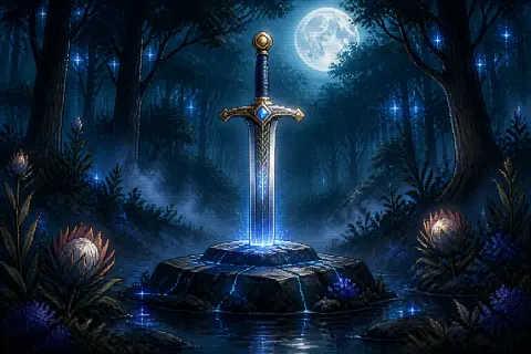 Arthurian moonstone